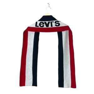 Levi’s Logo acrylic knit scarf‎